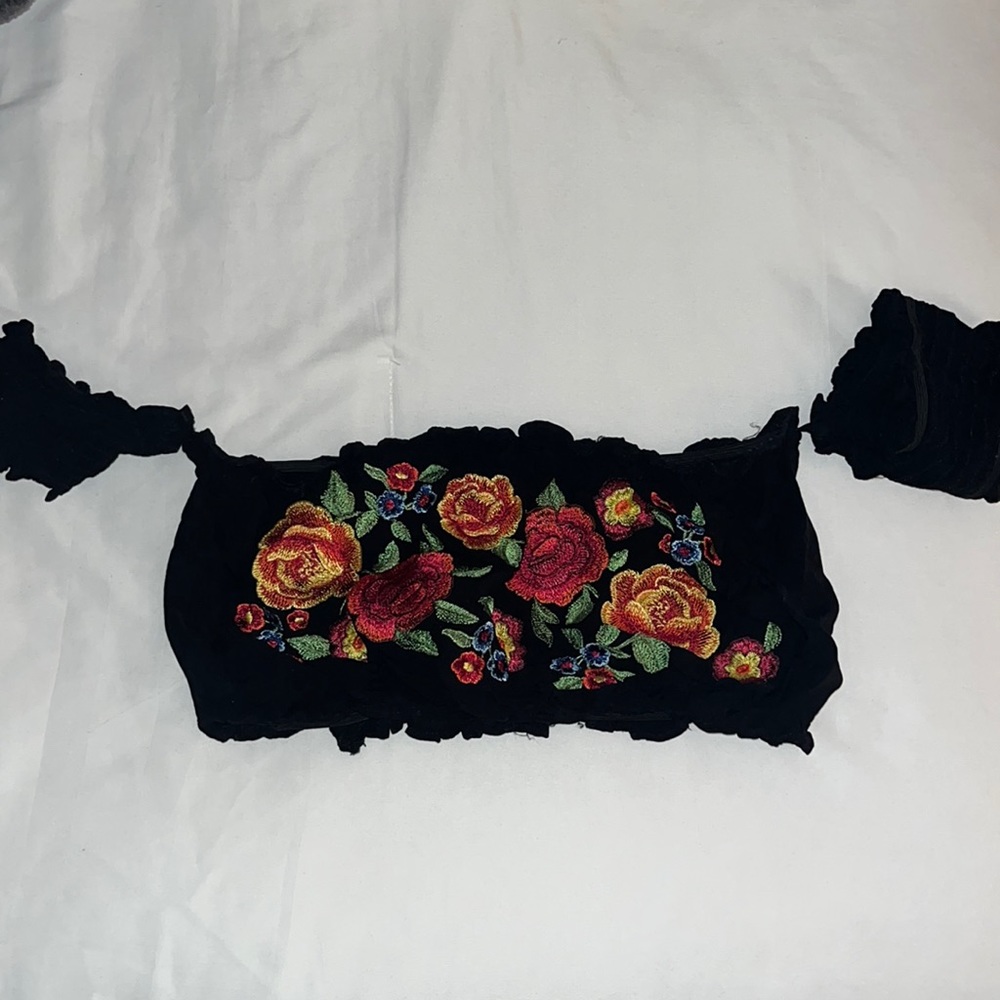 Women’s Floral Crop Top